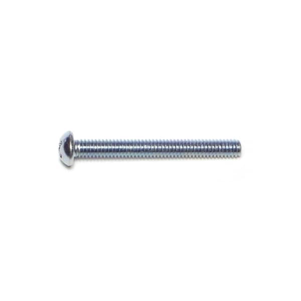 Midwest Fastener #8-32 x 1-1/2 in Phillips Round Machine Screw, Zinc Plated Steel, 33 PK 63596 - main